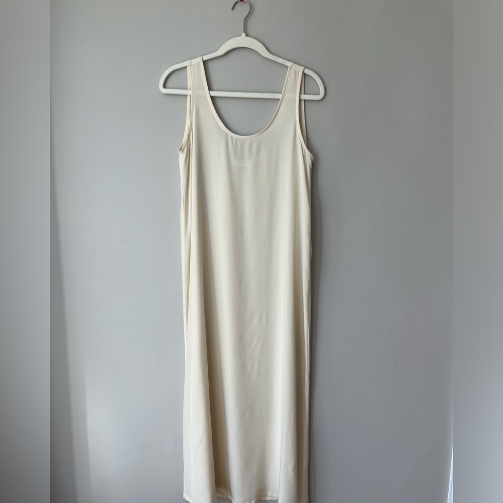 Elizabeth Suzann Silk Ella Dress Ivory Size Small